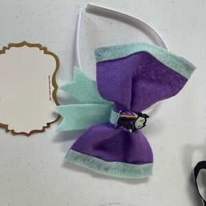2 pics Enchanting Purple Disney Button Kids Headband
